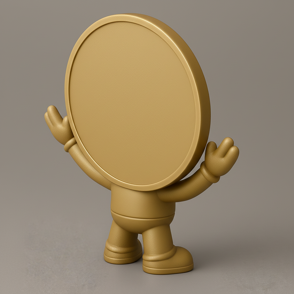 face anatomy 3d model-create 3d face model from photo_Happy Bitcoin Mascot: Your Golden Crypto Companion!