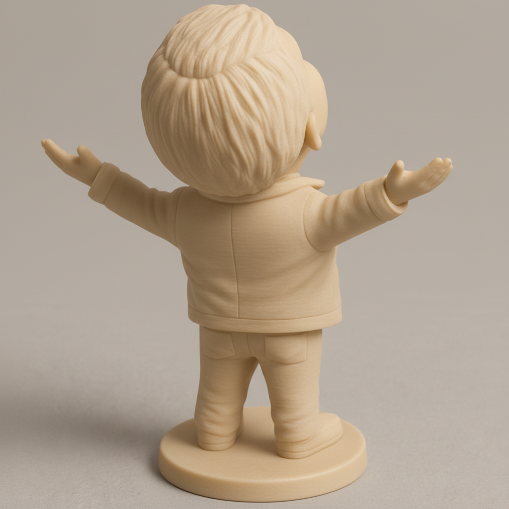 face anatomy 3d model-create 3d face model from photo_Uplifting 'Embrace Joy' Desk Companion