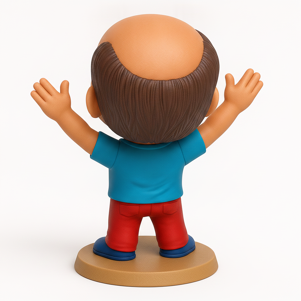face anatomy 3d model-create 3d face model from photo_Happy Caricature Figurine: Welcome & Celebrate!