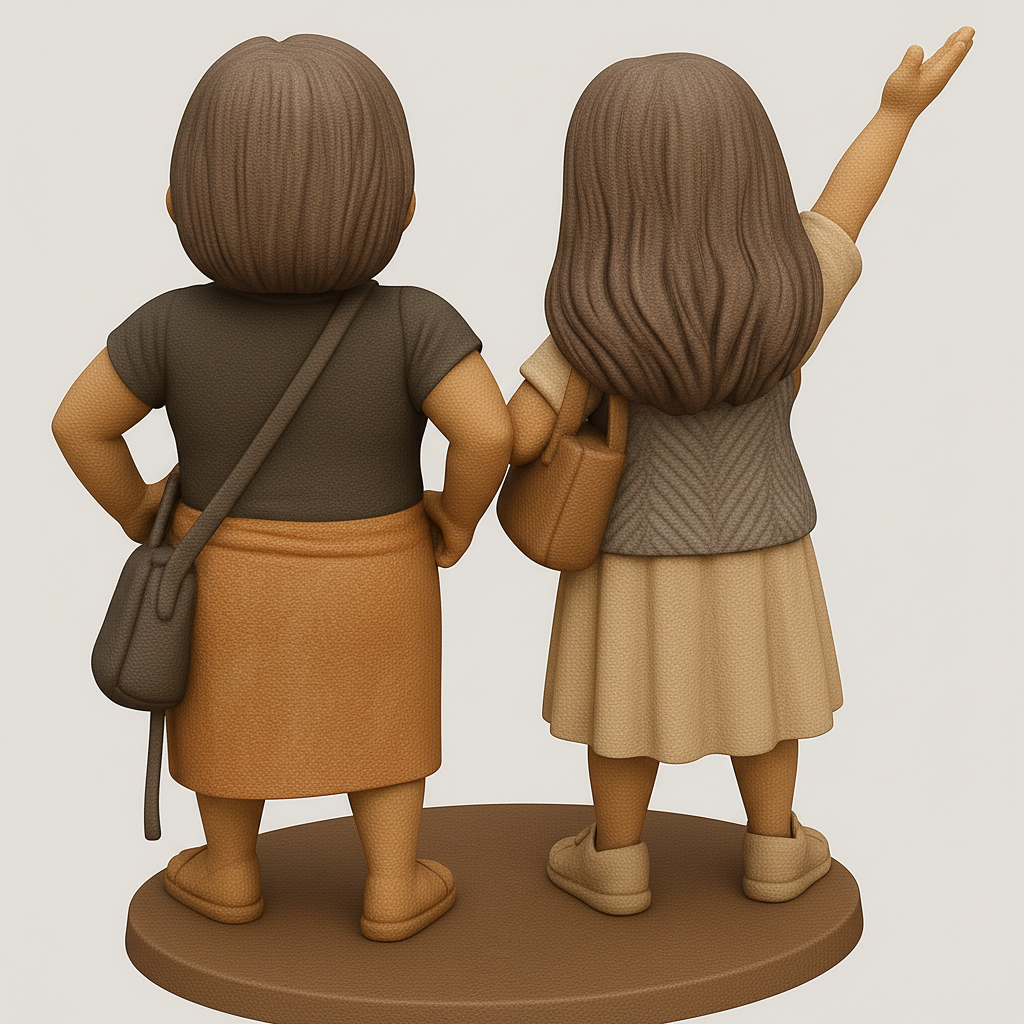 face anatomy 3d model-create 3d face model from photo_Cheerful Conference Attendees Figurine