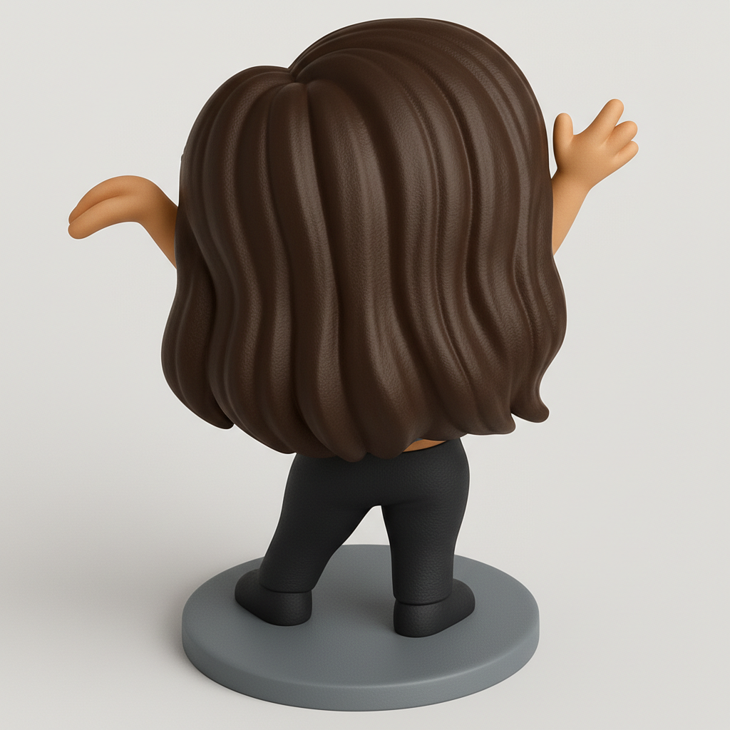 face anatomy 3d model-create 3d face model from photo_Joyful Waving Character: Your Happy Desk Companion