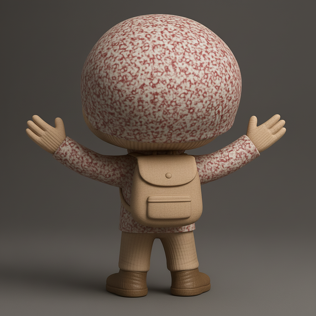 face anatomy 3d model-create 3d face model from photo_Charming Adventure Kid Figurine - Ready to Play!