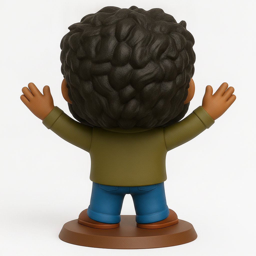 face to 3d model ai-3D portrait printing from photo_Joyful Cannabis Culture Figurine - Print & Display!