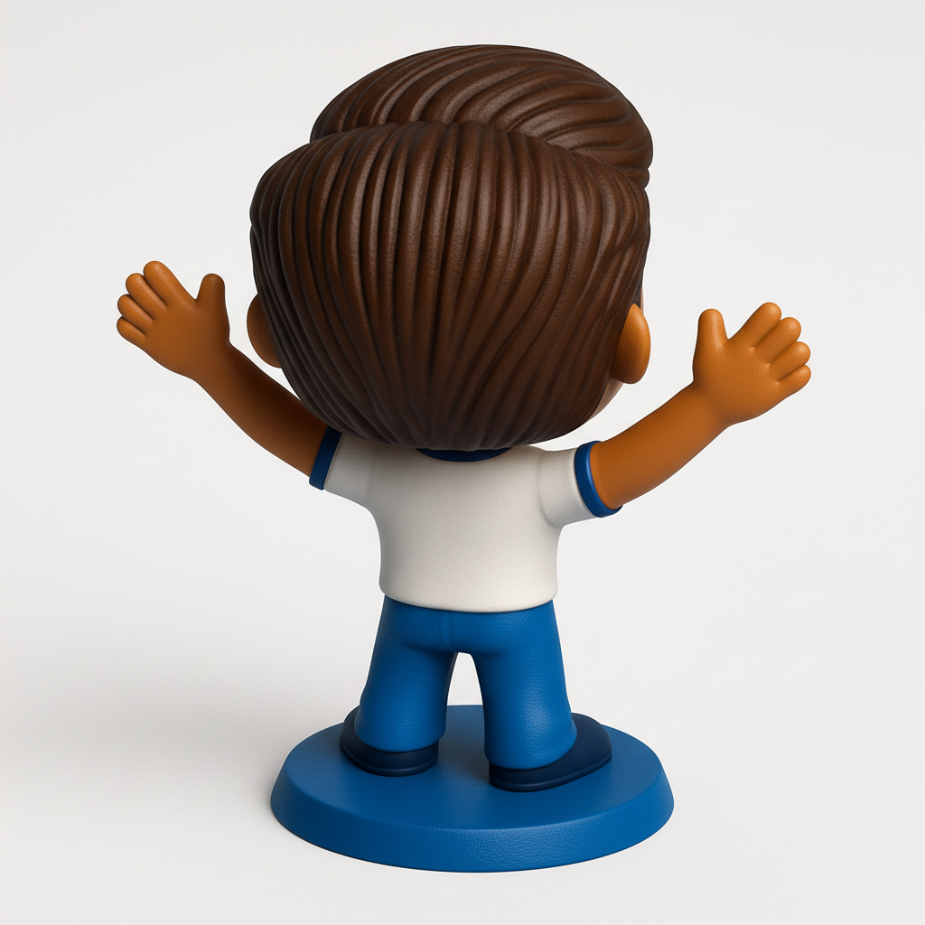 face anatomy 3d model-create 3d face model from photo_Smiling Boy Figurine: Print Your Own Happy Friend!