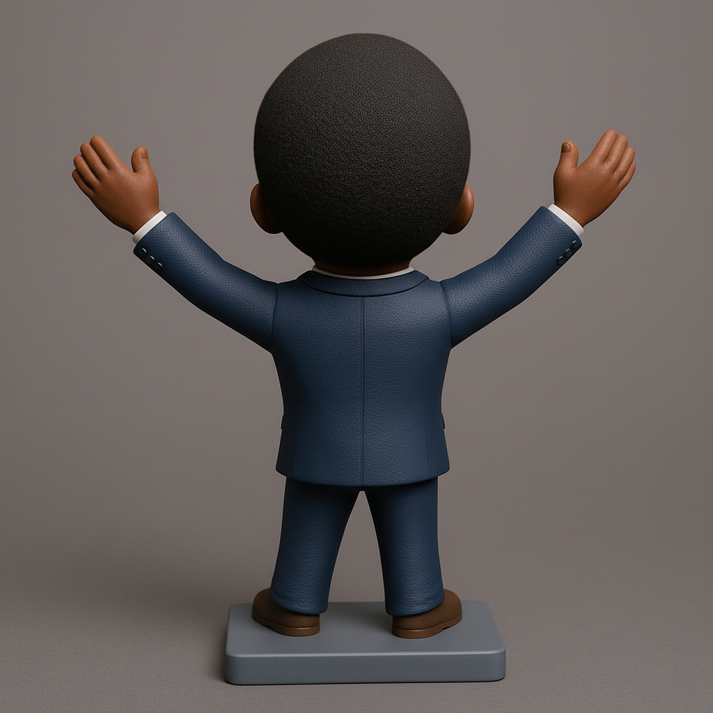 face anatomy 3d model-create 3d face model from photo_Triumphant Business Leader Figurine - Inspire Success!