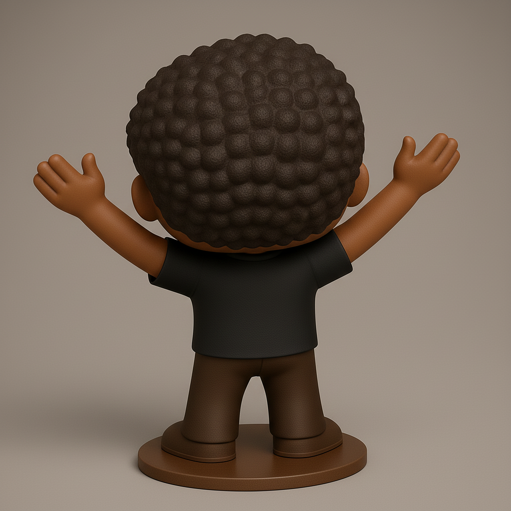 face to 3d model ai-3D portrait printing from photo_Uplifting Happy Kid Figurine: Share a Smile!