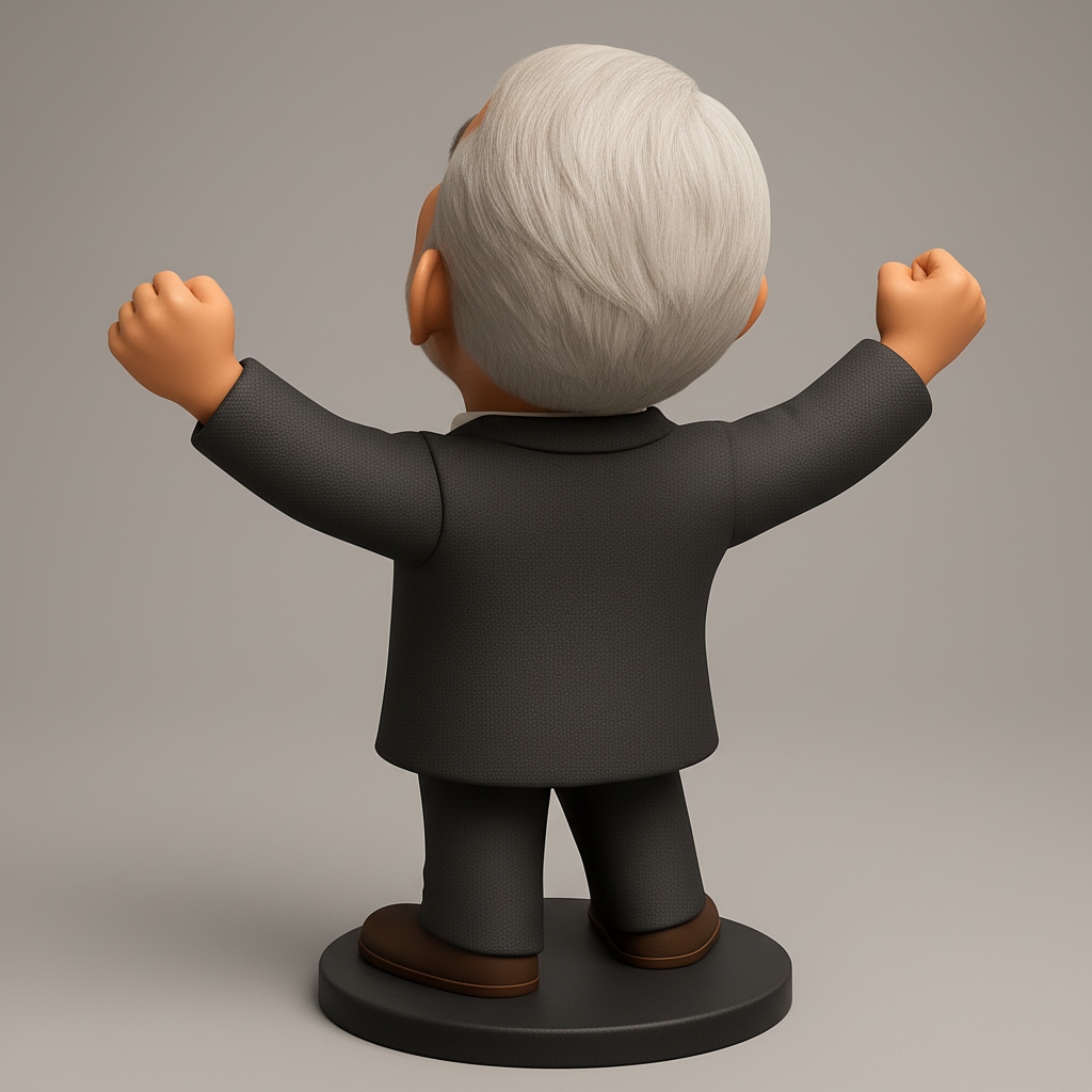 face anatomy 3d model-create 3d face model from photo_Celebrate Success: Triumphant Leader Figurine