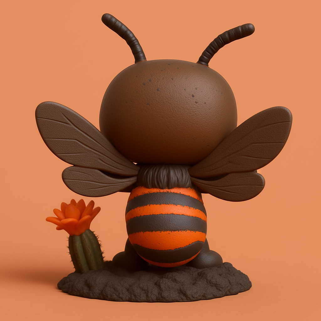 face to 3d model ai-3D portrait printing from photo_Sweet Bee & Cactus Buddy - Fun & Easy 3D Print!