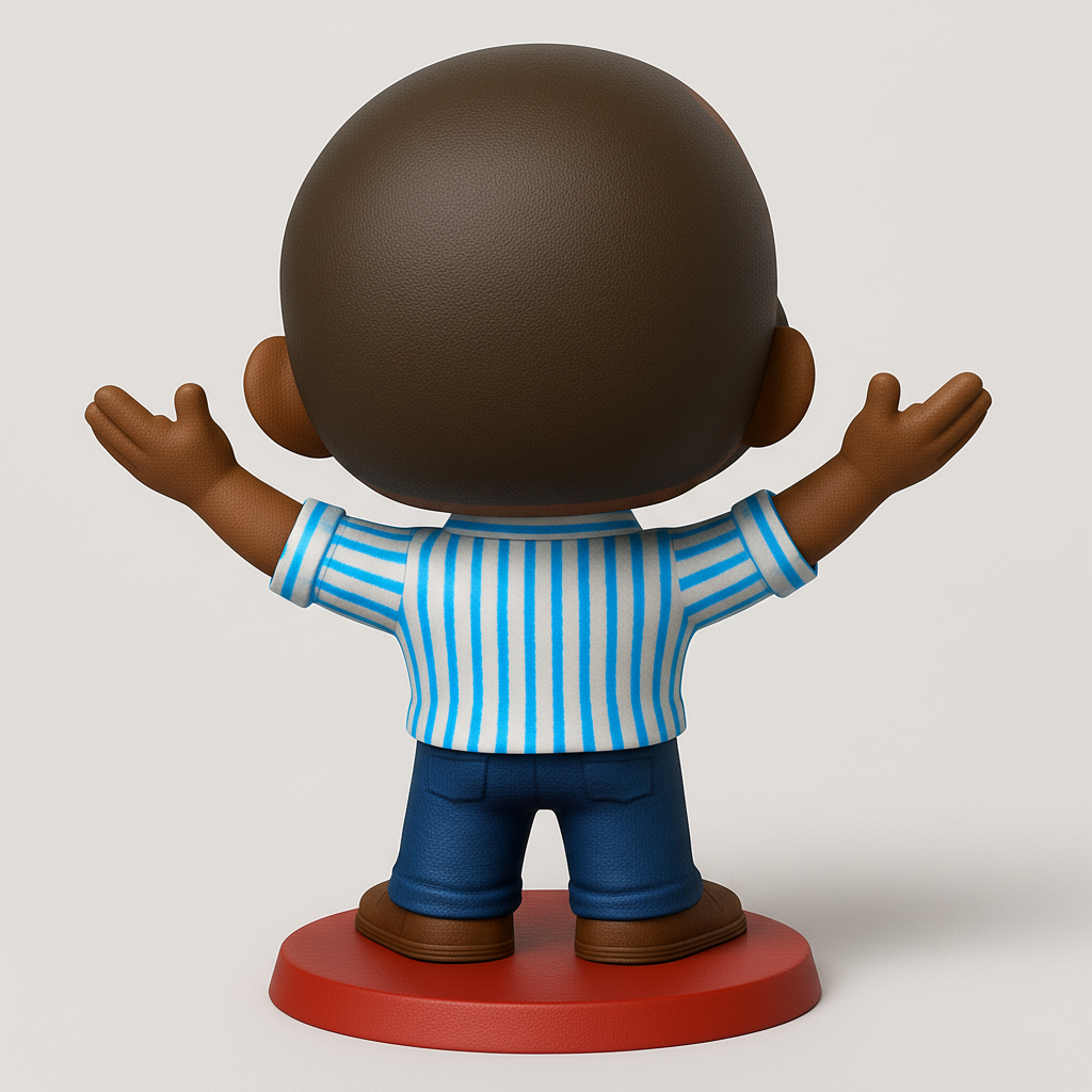 face anatomy 3d model-create 3d face model from photo_Uplifting Desk Companion: Smile & Inspire Figurine