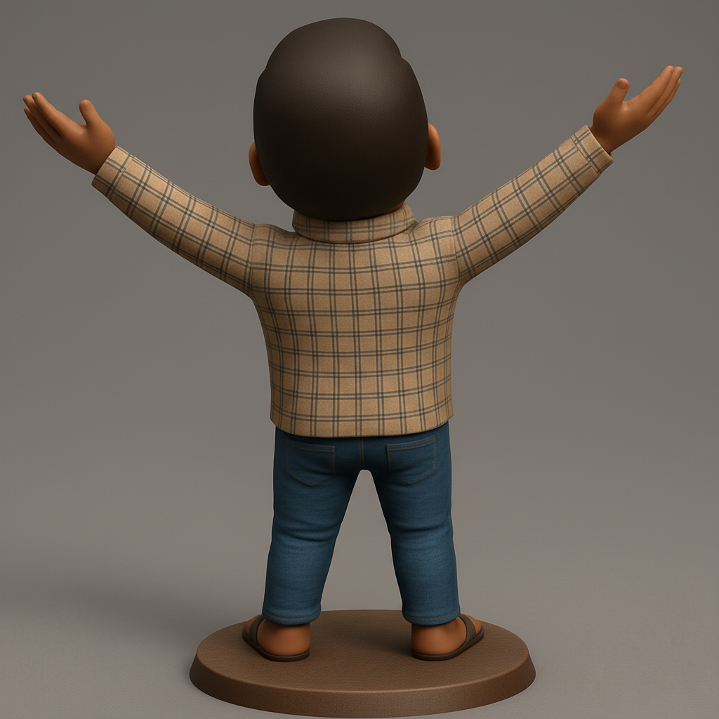 face anatomy 3d model-create 3d face model from photo_Spread Happiness: Joyful Man Desktop Companion