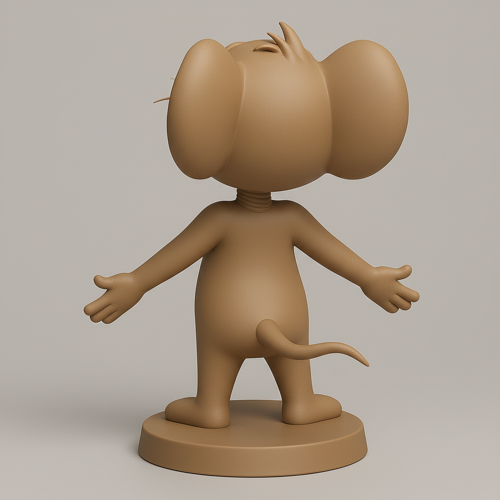 face anatomy 3d model-create 3d face model from photo_Cheerful Mouse Character 3D Model