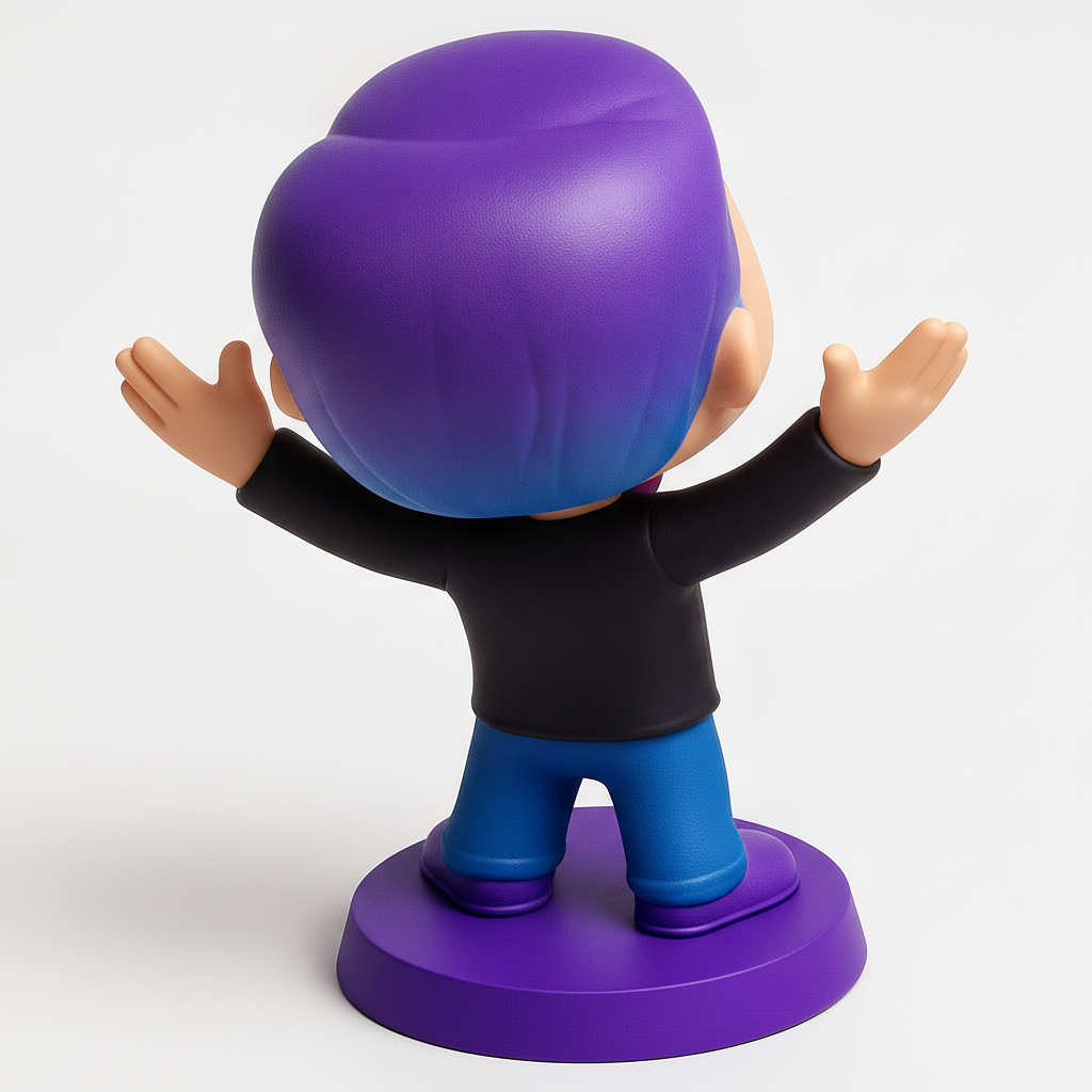 face to 3d model ai-3D portrait printing from photo_Vibrant SUPPORT HUB AI Desk Figurine