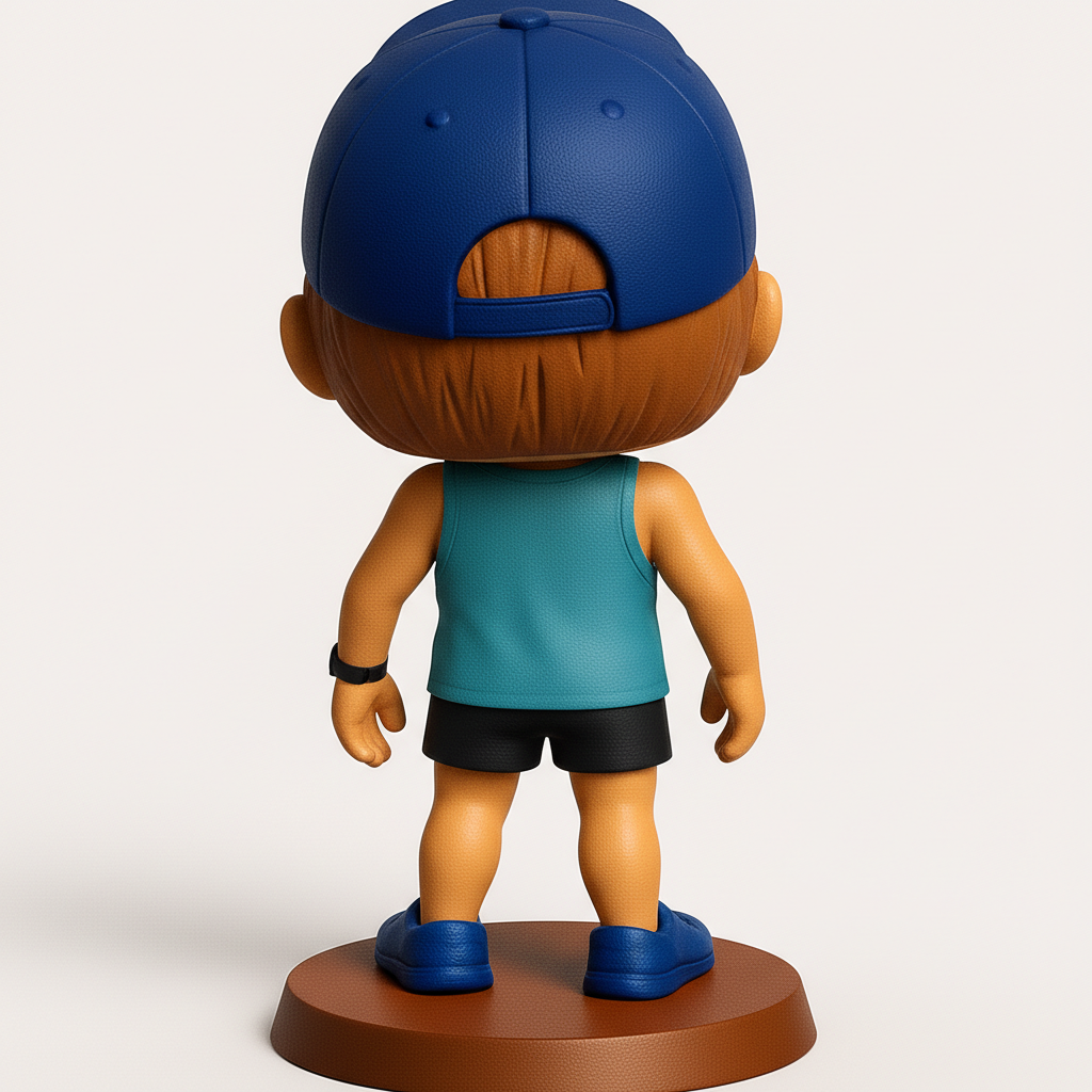 face to 3d model ai-3D portrait printing from photo_HOKA Runner Fan Collectible 3D Model - Print Your Hero!