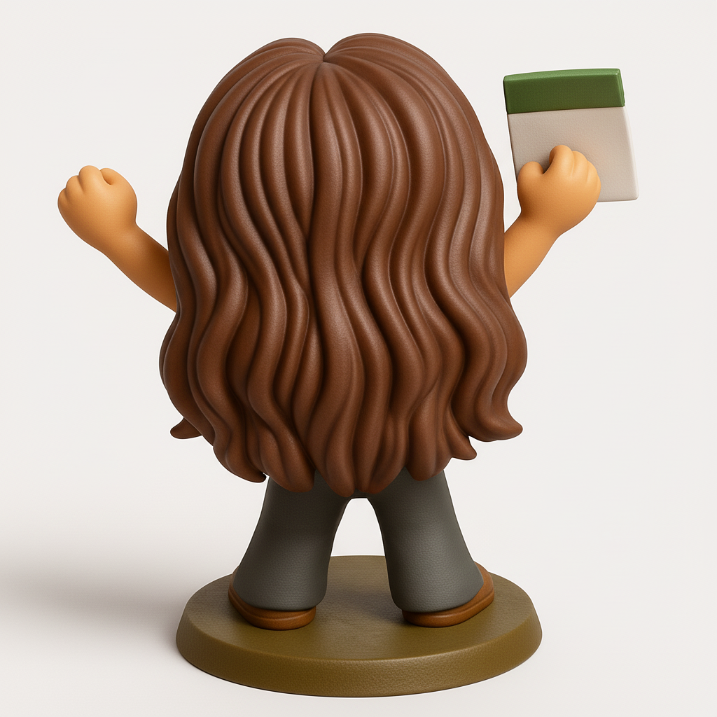 face to 3d model ai-3D portrait printing from photo_Empowered Creator Figurine - Celebrate Your Wins!