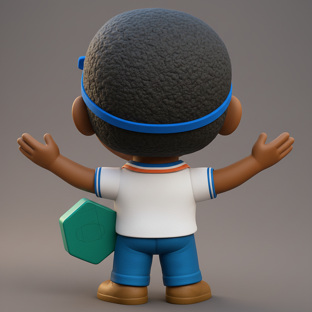 face anatomy 3d model-create 3d face model from photo_00 Agent Mascot Figurine: Your Next Fun 3D Print!