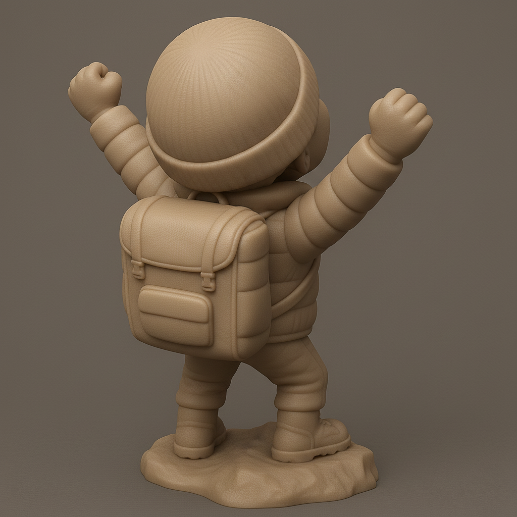 face anatomy 3d model-create 3d face model from photo_Joyful Adventurer 3D Model