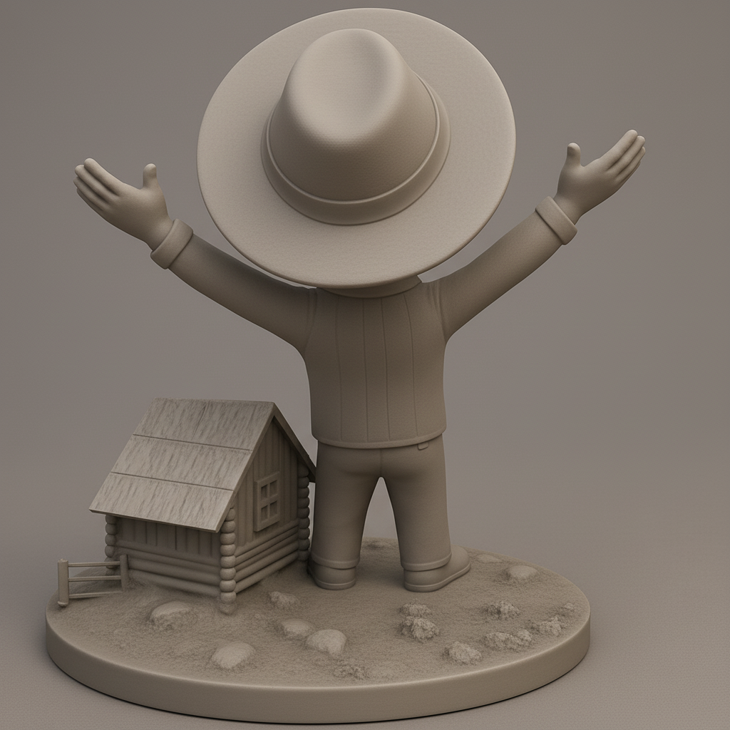 face anatomy 3d model-create 3d face model from photo_Pure Joy Homestead Figurine: Celebrate Happiness!