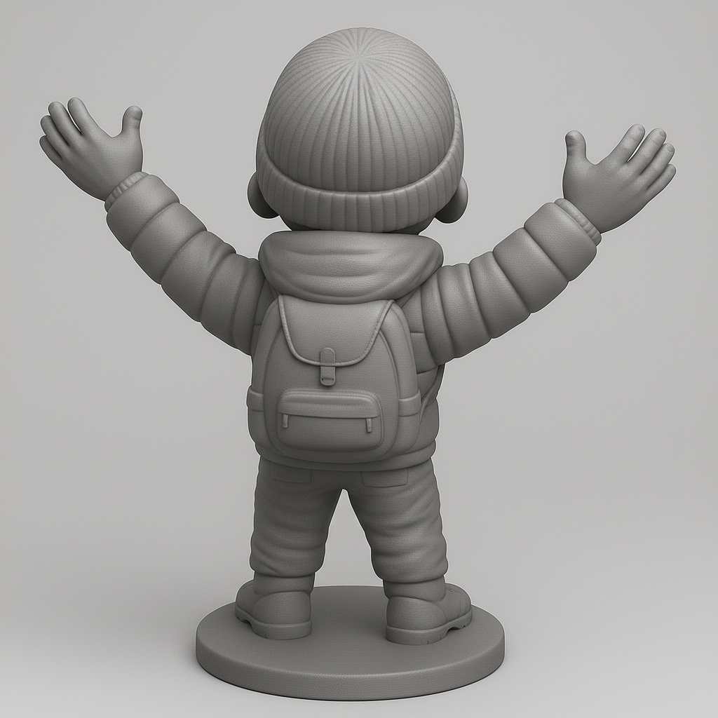 face anatomy 3d model-create 3d face model from photo_SUI Passport Holder: Happy Crypto Journey Figurine