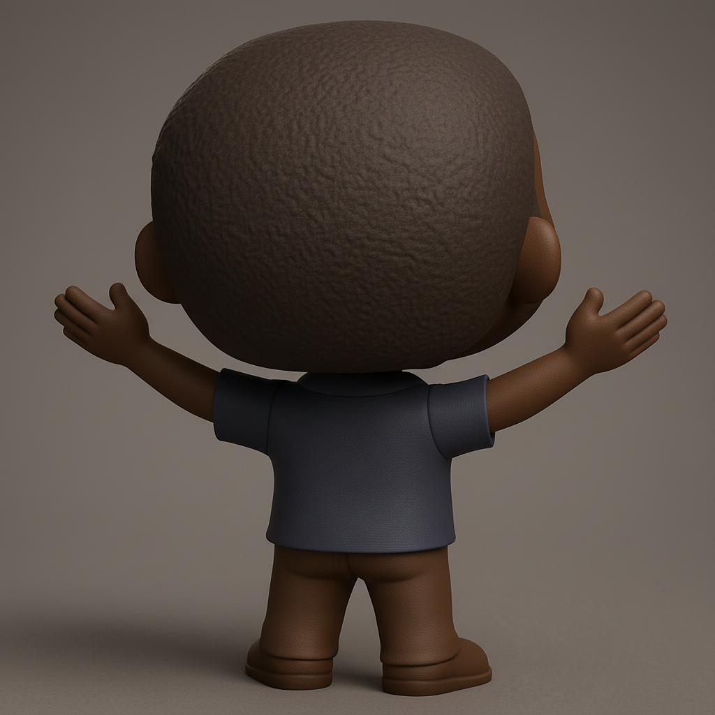 face anatomy 3d model-create 3d face model from photo_Welcoming Character Figurine: A Happy Addition!