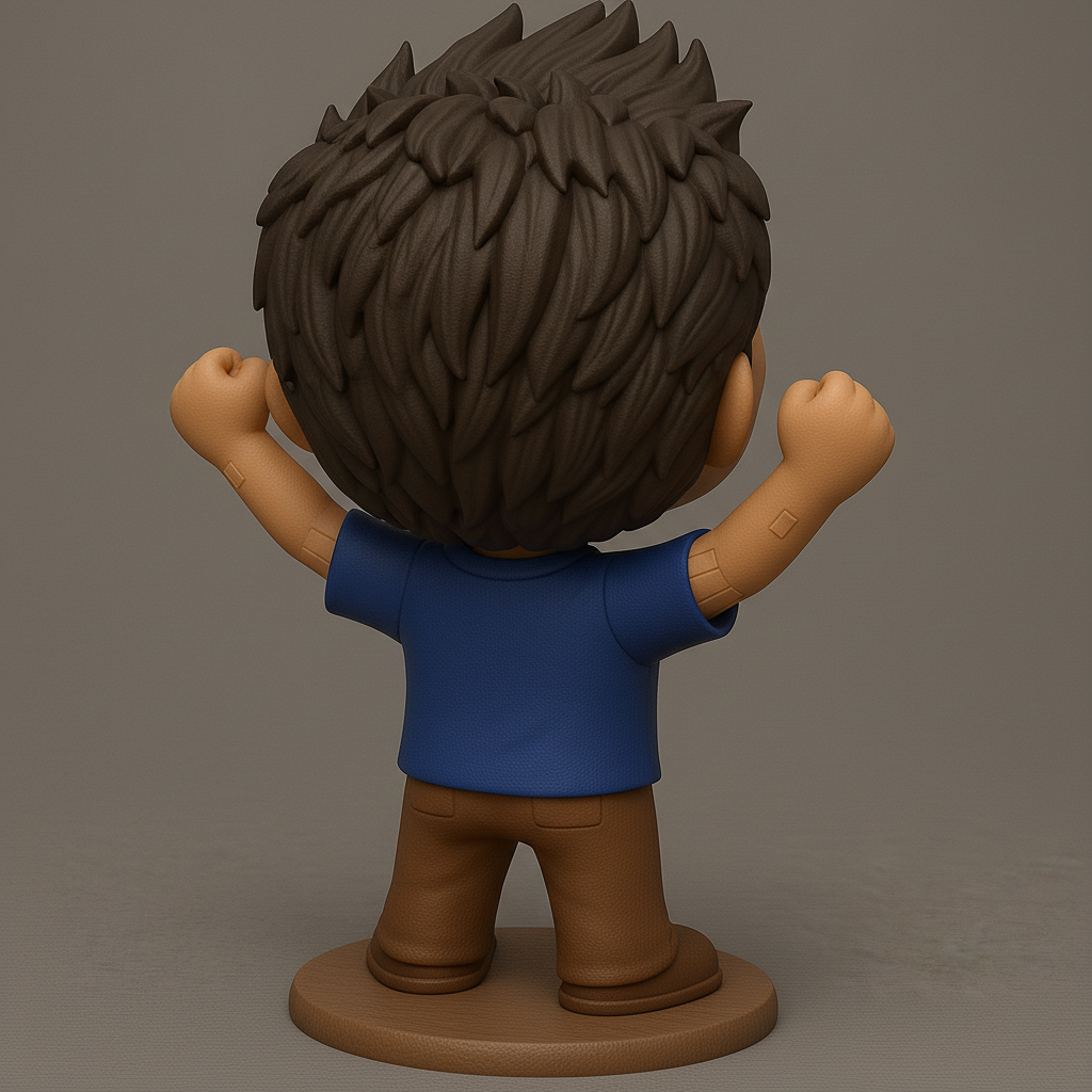 face anatomy 3d model-create 3d face model from photo_Boost Your Mood! Victorious Chibi Figurine