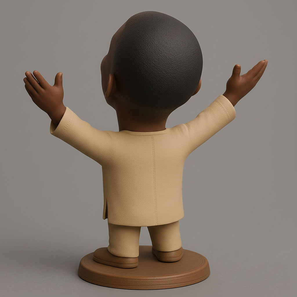 face anatomy 3d model-create 3d face model from photo_Joyful Uplift: Happy Child Celebration Statue