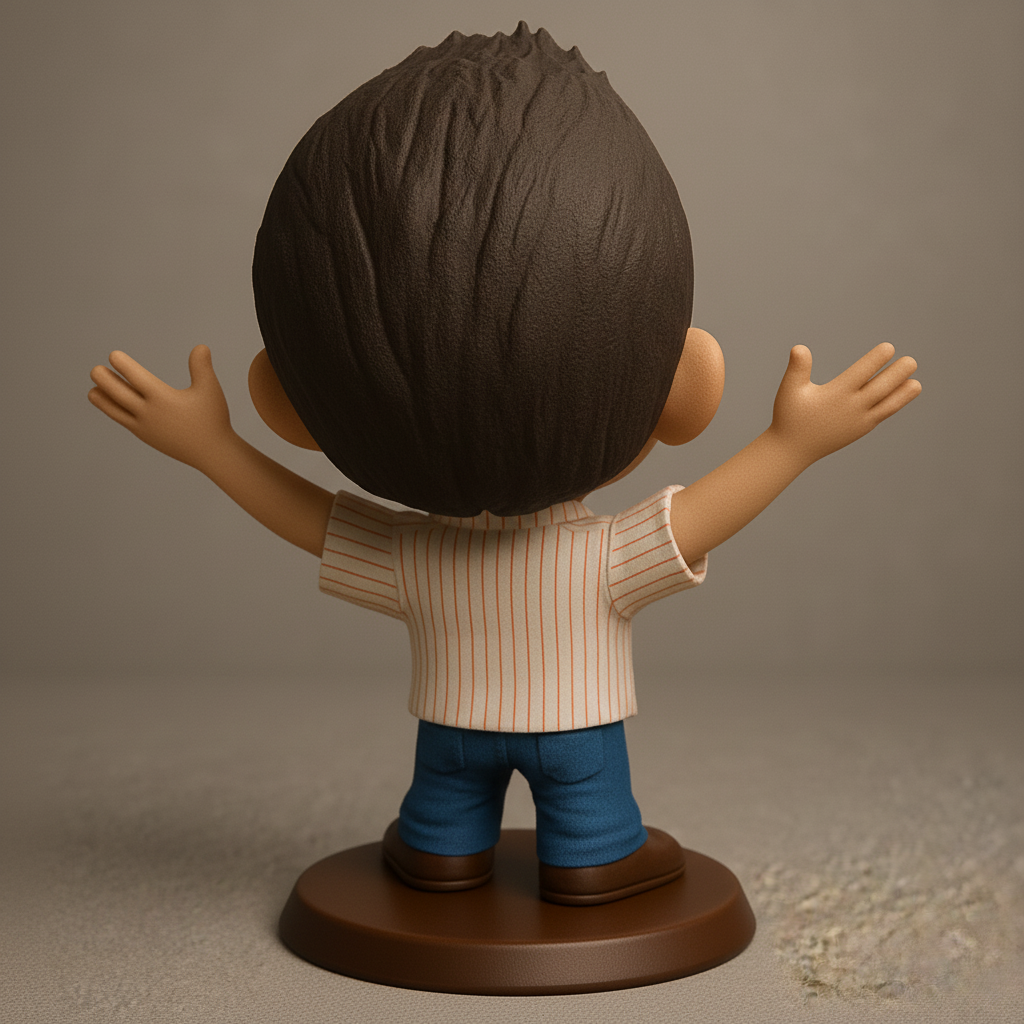 face anatomy 3d model-create 3d face model from photo_Happy Character Figurine - Welcome Joy to Your Desk!