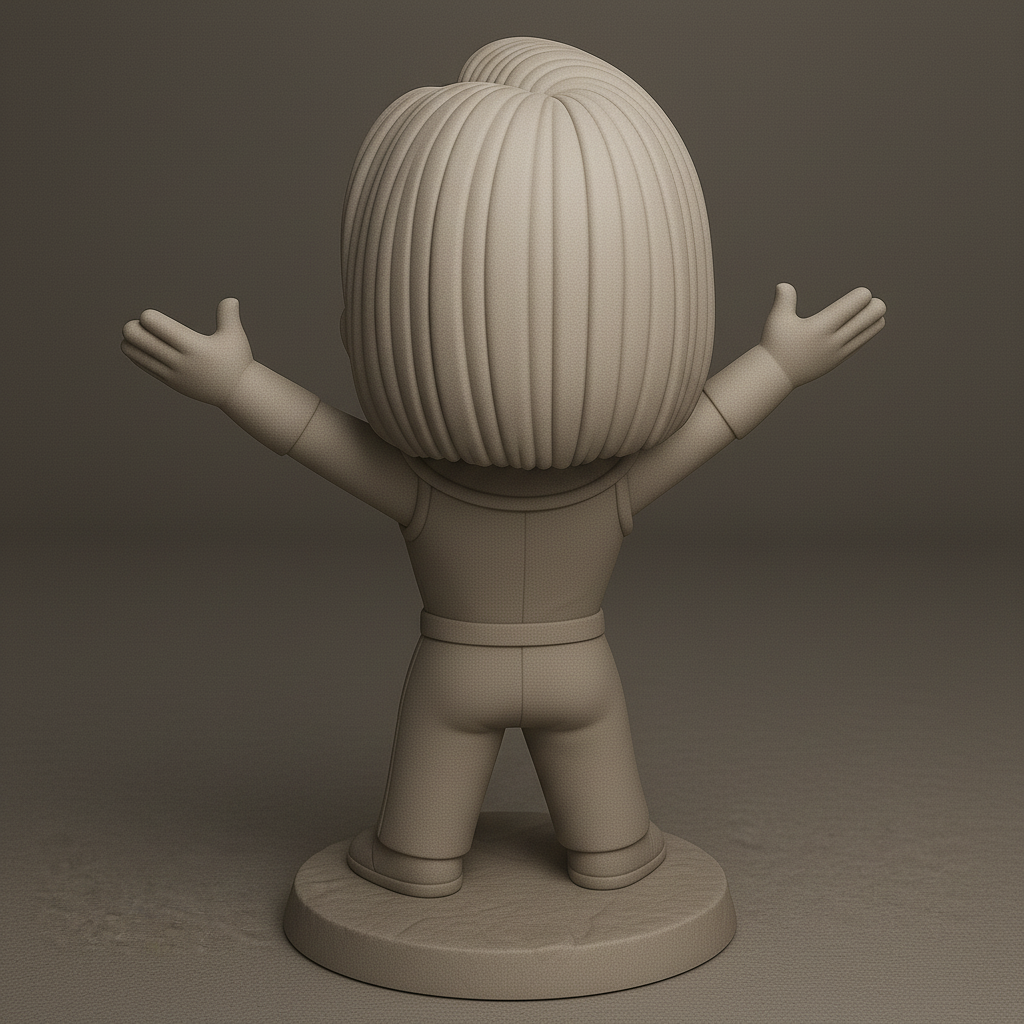 silhouette 3d printer maker-3d portrait printing_Heroic Character Figurines Set