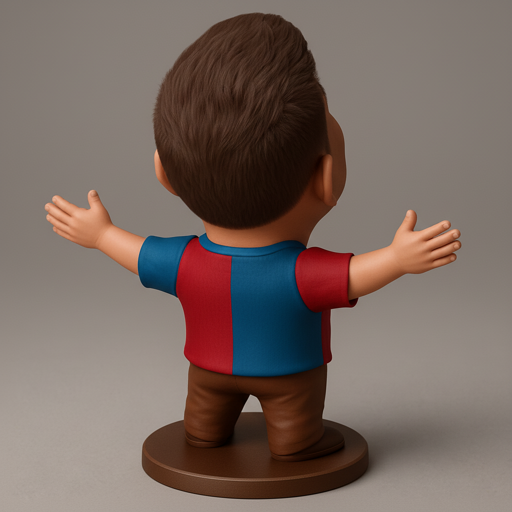 face to 3d model ai-3D portrait printing from photo_Joyful Bobblehead Figurine - Spread Happiness!