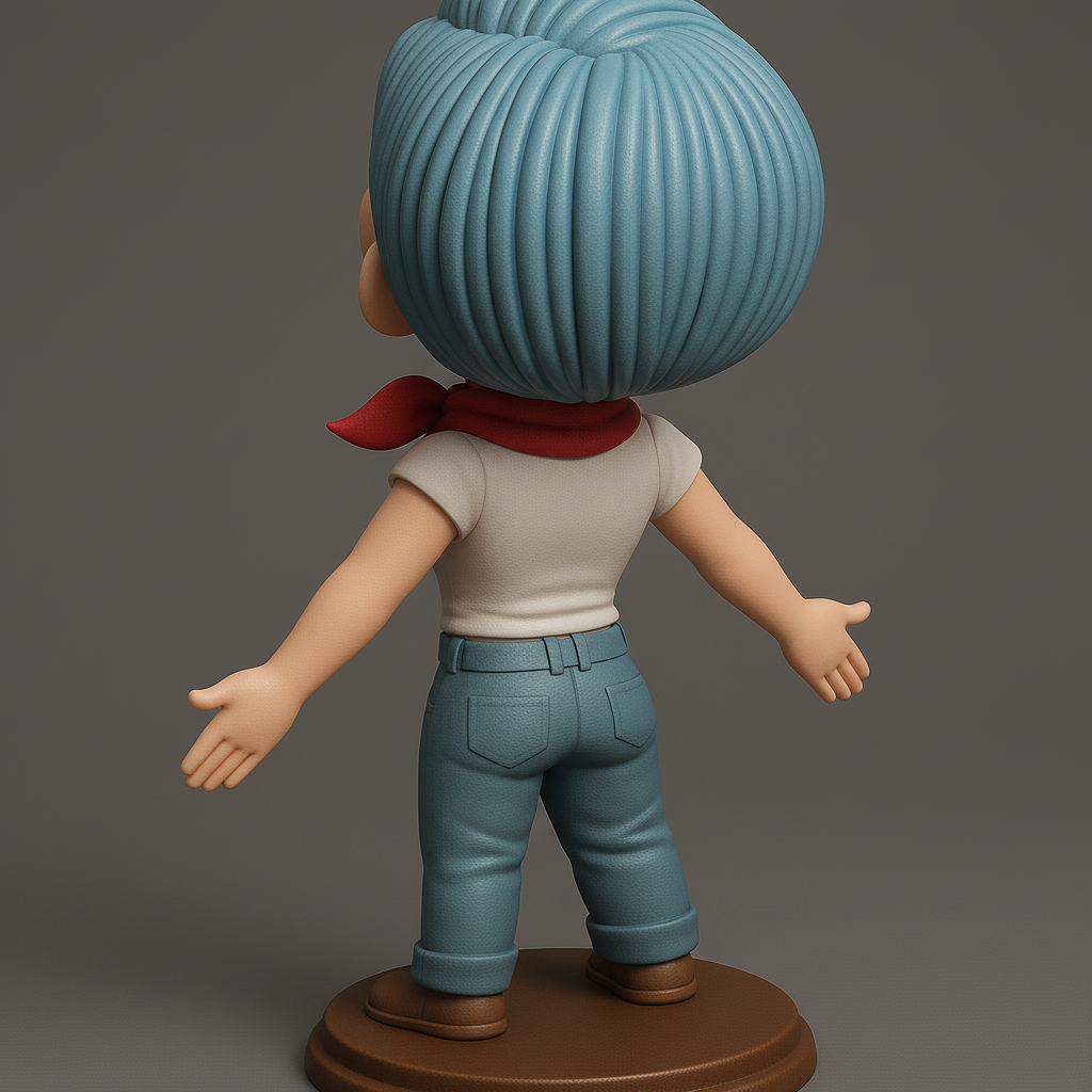 silhouette 3d printer maker-3d portrait printing_Joyful Adventurer Figurine