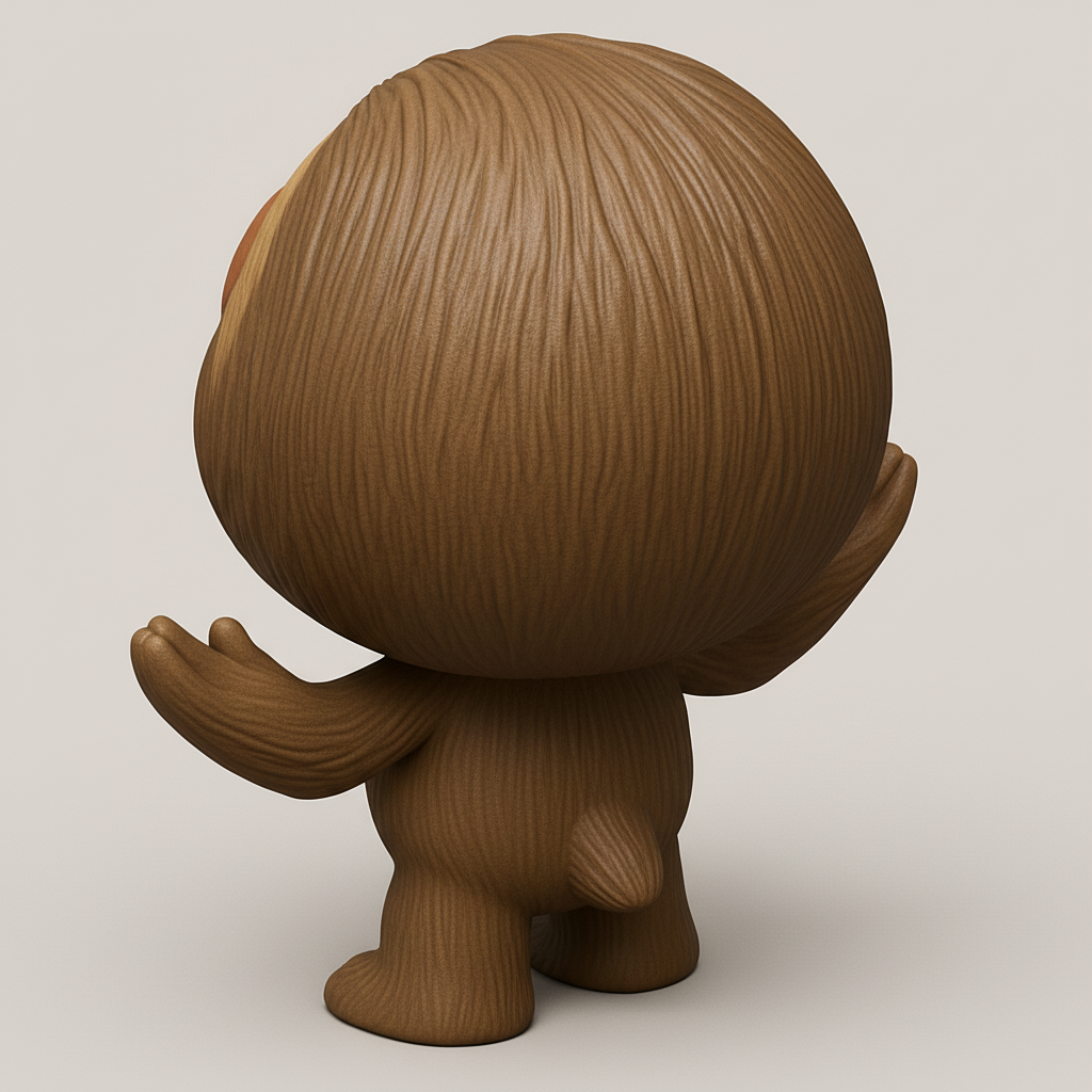 face to 3d model ai-3D portrait printing from photo_Happy Sloth Buddy - Easy-Print Desk Companion