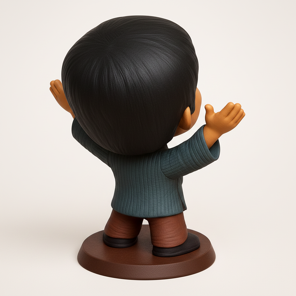 face anatomy 3d model-create 3d face model from photo_Cheerful Hugging Boy Figurine - Print & Smile!