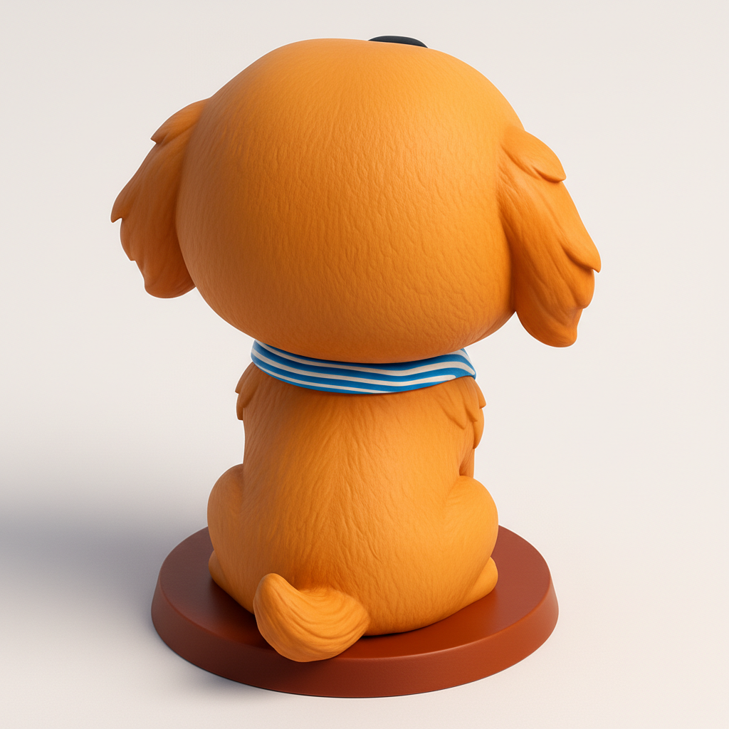 face to 3d model ai-3D portrait printing from photo_Zeaky the Happy Dog: A Joyful 3D Print
