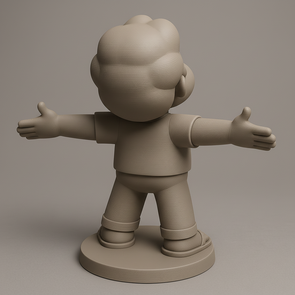 face anatomy 3d model-create 3d face model from photo_Joyful Character Model for 3D Printing