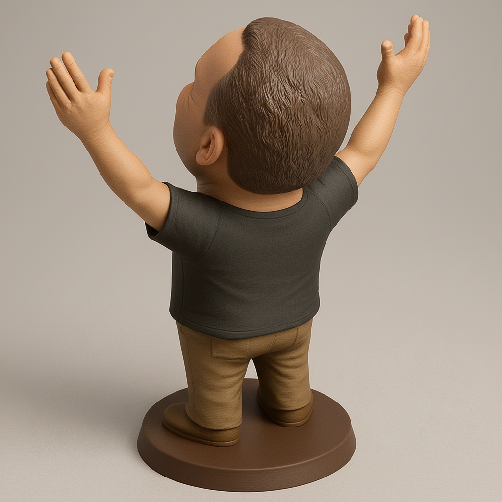 face anatomy 3d model-create 3d face model from photo_Embrace Joy Bobblehead: Your Daily Dose of Happy