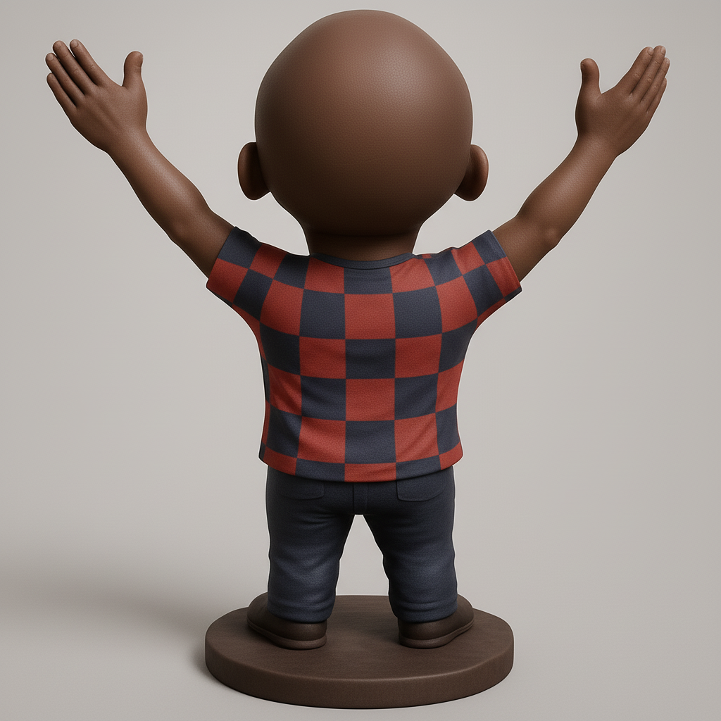 face anatomy 3d model-create 3d face model from photo_Cheerful Champion 3D Model