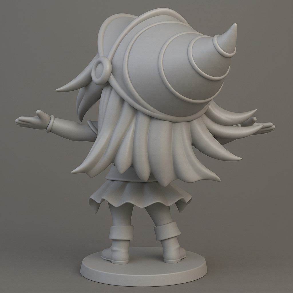 silhouette 3d printer maker-3d portrait printing_Charming Wizard Figurine for Your Collection