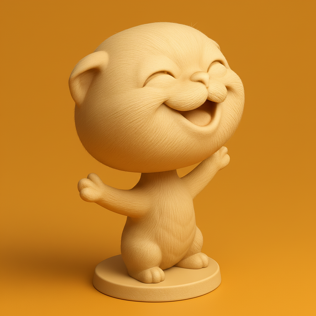 face anatomy 3d model-create 3d face model from photo_SHACHI Cat Figurine for Your Desk