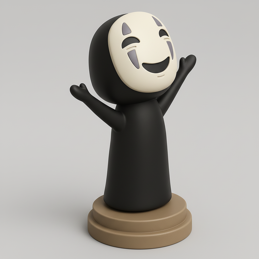 silhouette 3d printer maker-3d portrait printing_No Face