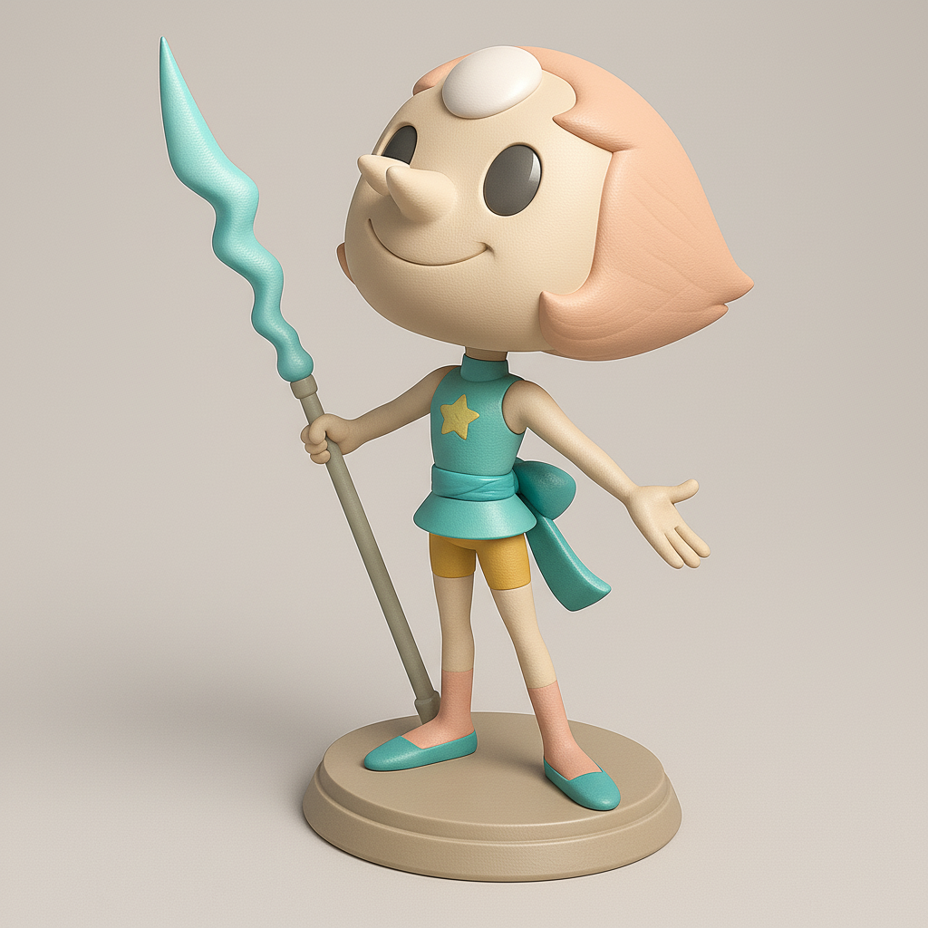 face anatomy 3d model-create 3d face model from photo_Charming Character Figurine for Collectors