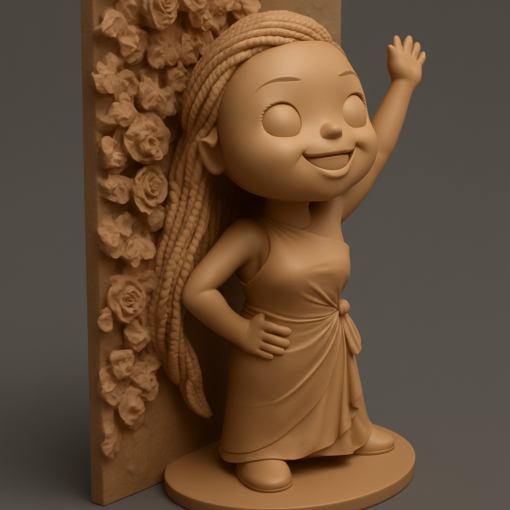 face anatomy 3d model-create 3d face model from photo_Black Goddess 