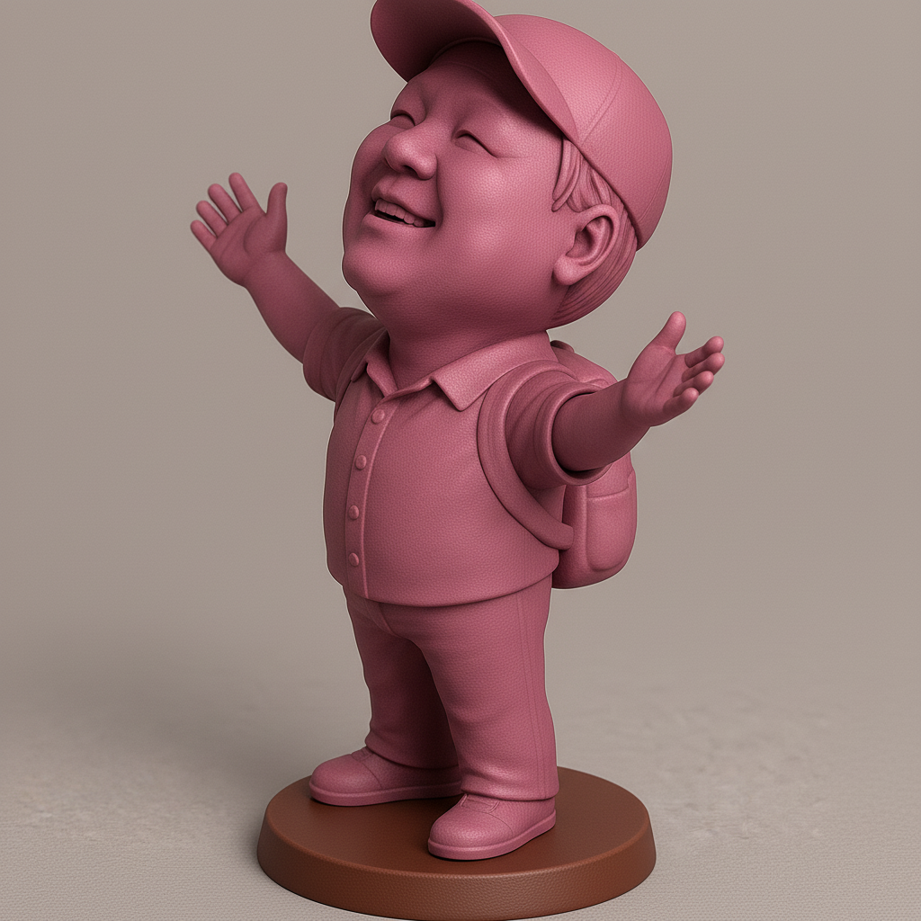 face anatomy 3d model-create 3d face model from photo_Joyful Adventurer 3D Model