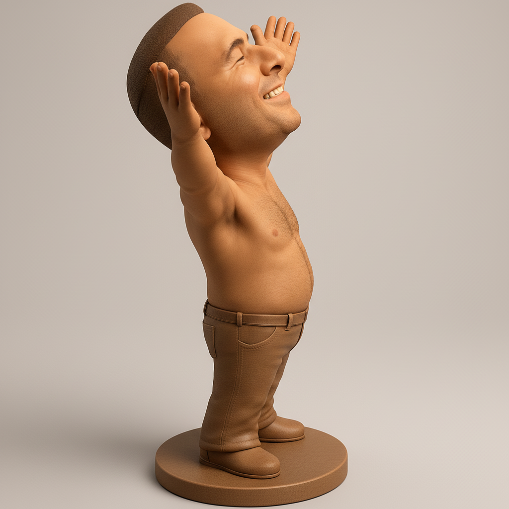 face anatomy 3d model-create 3d face model from photo_Spread Happiness: 3D Printable Joyful Pose