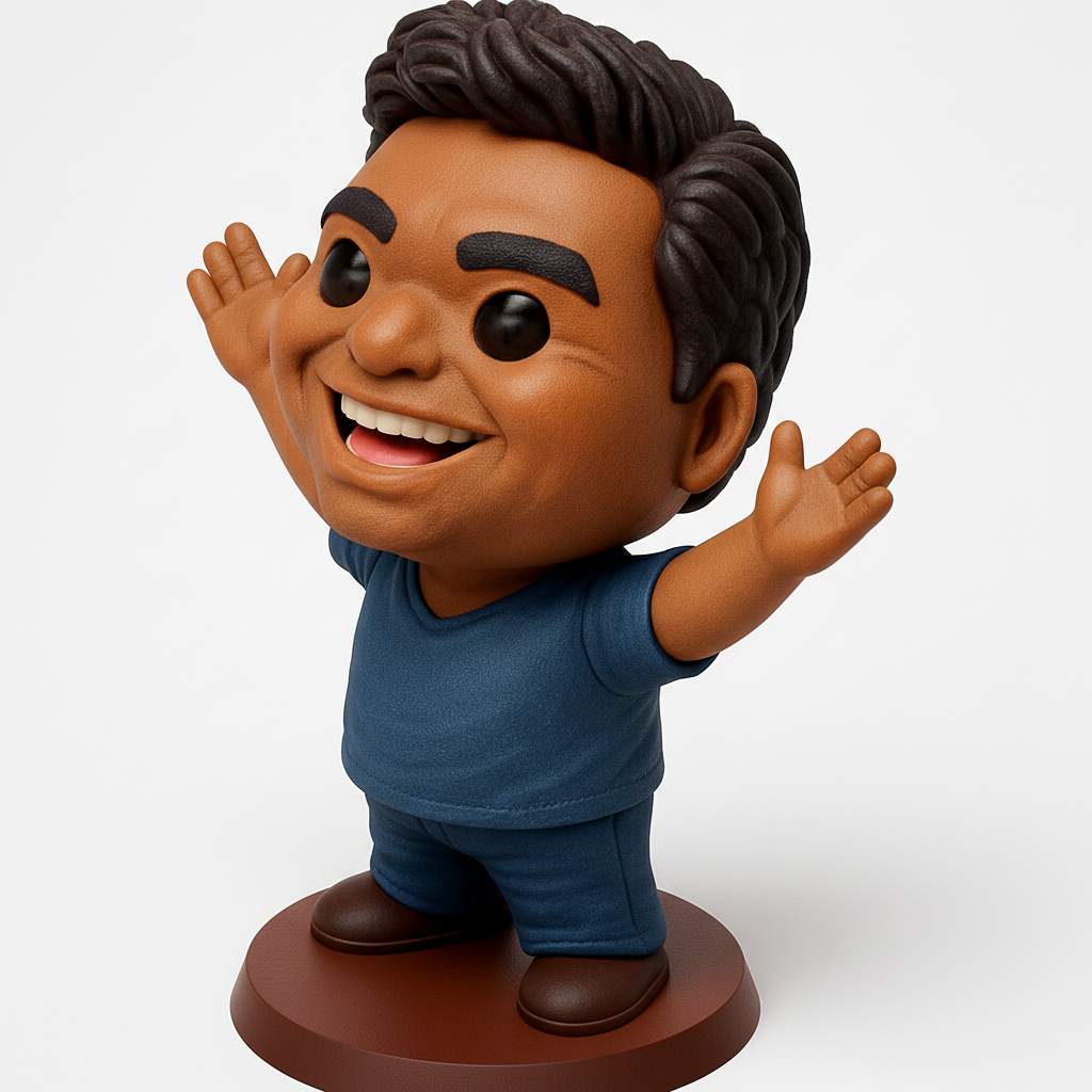 face anatomy 3d model-create 3d face model from photo_Spread Joy: Easy-Print Happy Man Figurine!