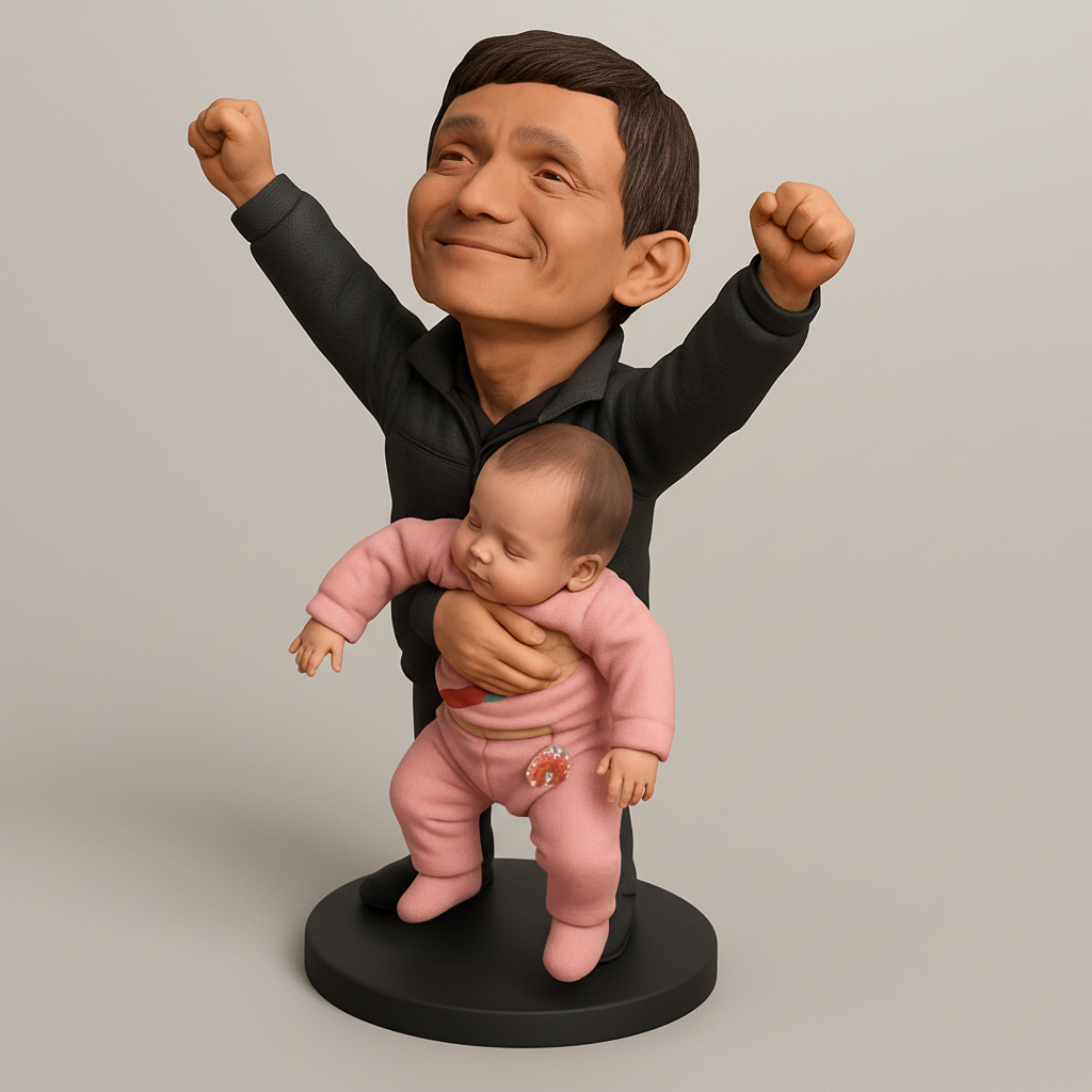 face anatomy 3d model-create 3d face model from photo_New Dad's Triumph: Celebrate Joy & Family Bond