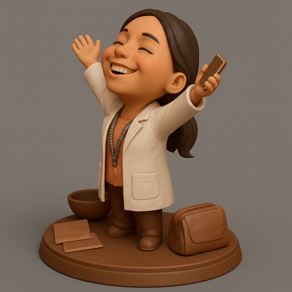 face anatomy 3d model-create 3d face model from photo_Triumphant Doctor Desk Decor: Celebrate Your Wins!