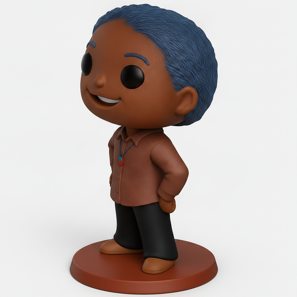 face to 3d model ai-3D portrait printing from photo_Empowering Leader Figurine: Inspire Your Workspace!