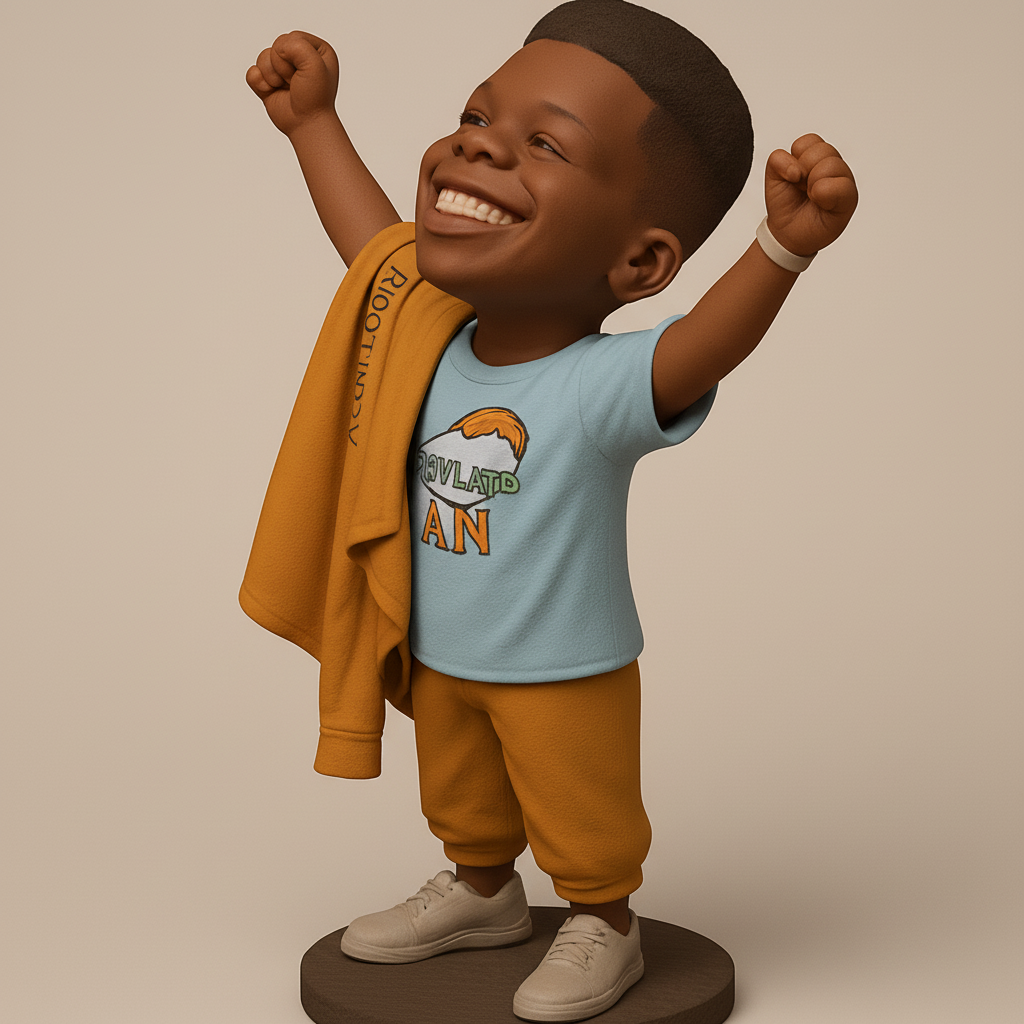 face anatomy 3d model-create 3d face model from photo_Cheerful Kid Figure - Bring a Smile to Your Space!