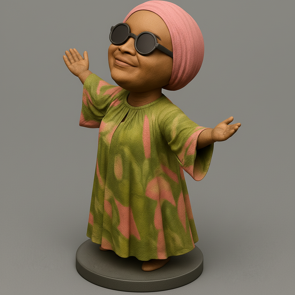 face anatomy 3d model-create 3d face model from photo_Empowering 'Open Arms' Figurine: Celebrate Joy & Welcome