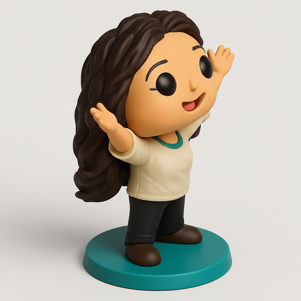 face anatomy 3d model-create 3d face model from photo_Cheerful Hug Figure - Bring Joy to Your Desk!