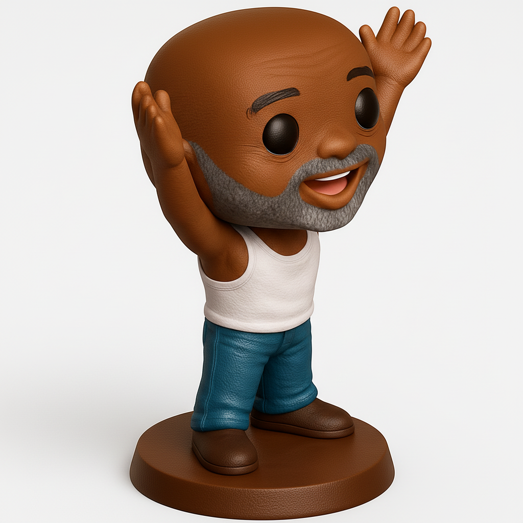 face to 3d model ai-3D portrait printing from photo_Cheerful Pop Style Figure: Celebrate & Display!